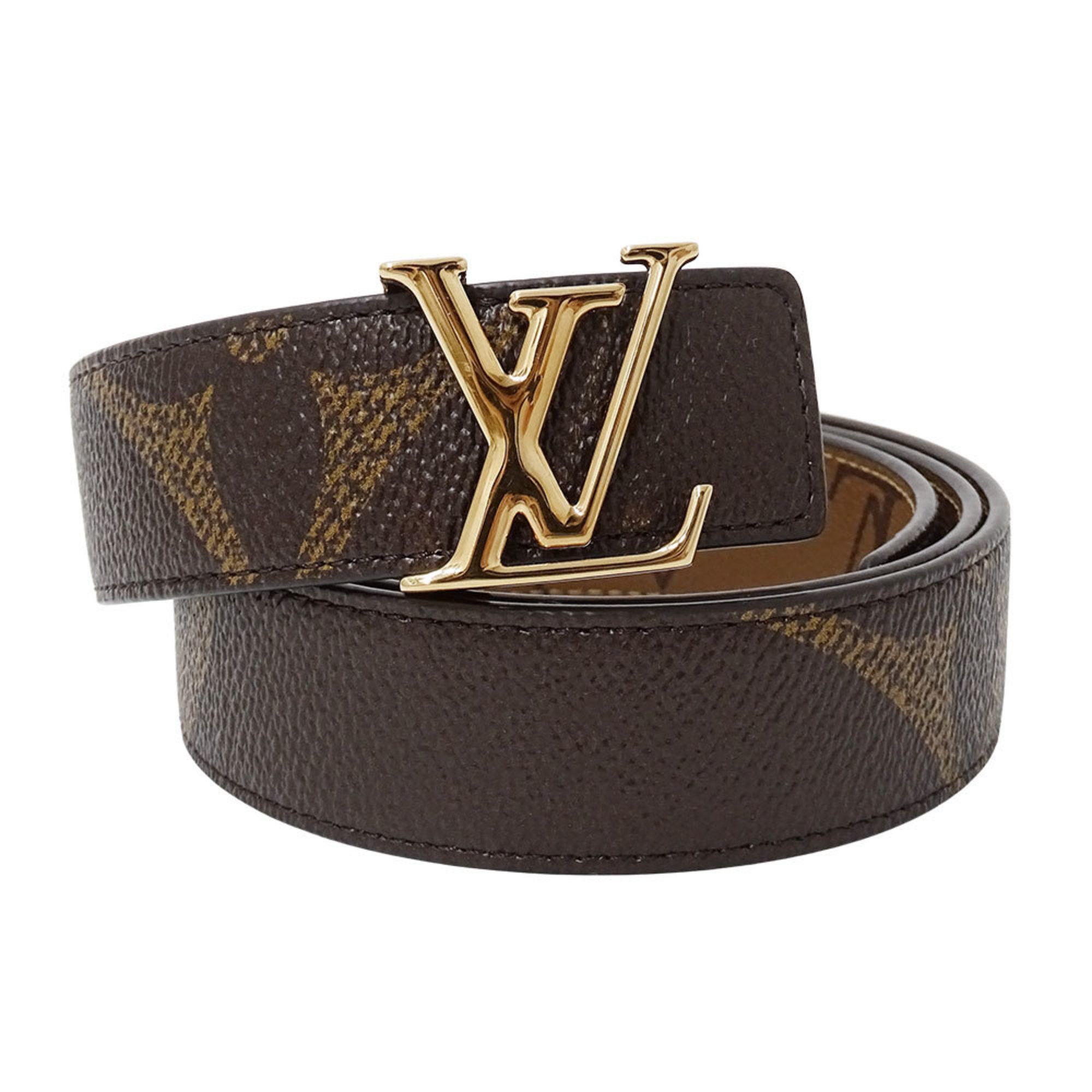 Louis Vuitton Louis Vuitton Women's Monogram Reverse Canvas Belt, LV Iconic, 30mm, Reversible, Brown, M0149W Size ONE SIZE - 1 Thumbnail