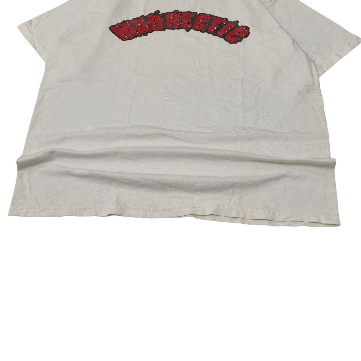 GOODENOUGH Vintage Y2K GOODENOUGH UK x Mad Hectic Melted Arc Logo Tee Size US XL / EU 56 / 4 - 4 Thumbnail