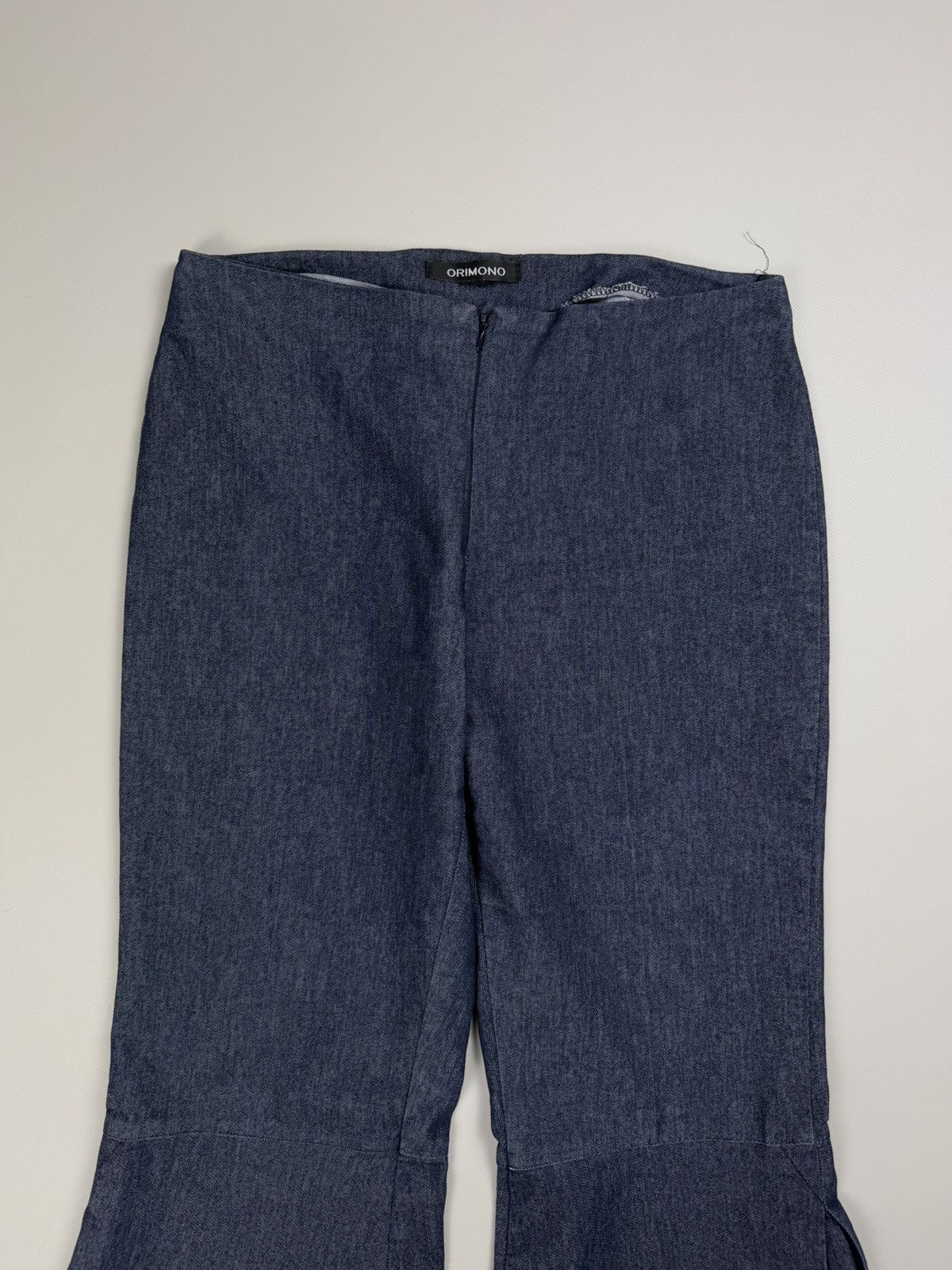 Japanese Brand Orimono Ladies Japanese Flared Low Rise Y2K Jeans Pants Size 32" / US 10 / IT 46 - 7 Thumbnail