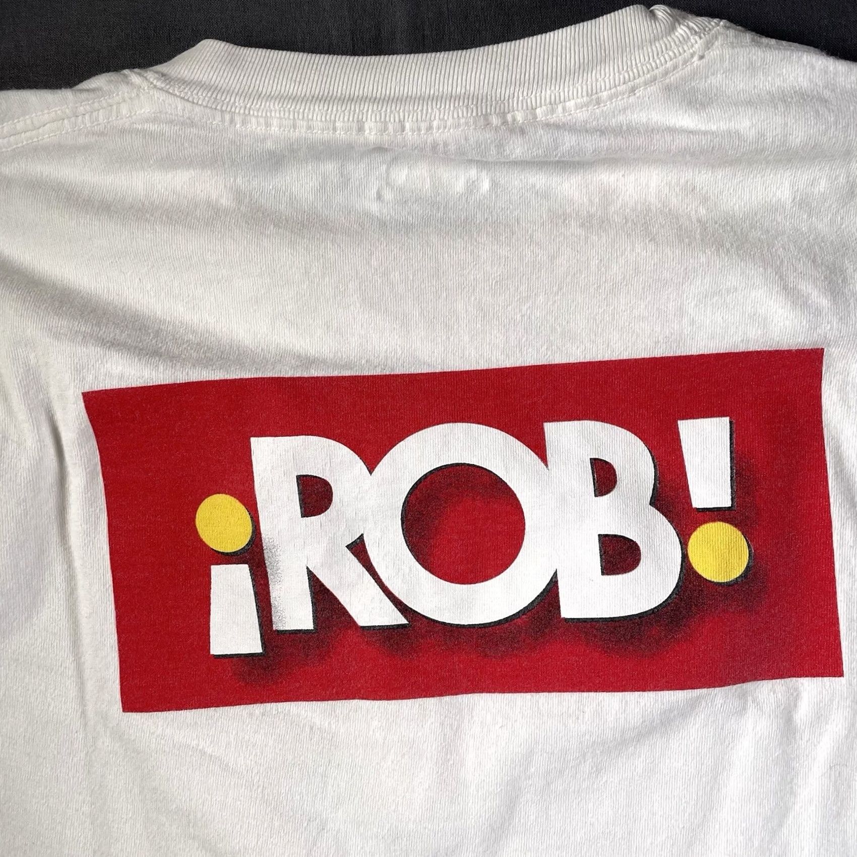 Vintage Panavision Shirt Mens L ¡ROB! Crew Shirt Rob Schneider Jenna Ortega Cheech T-Shirt White Mens L Size US L / EU 52-54 / 3 - 2 Thumbnail