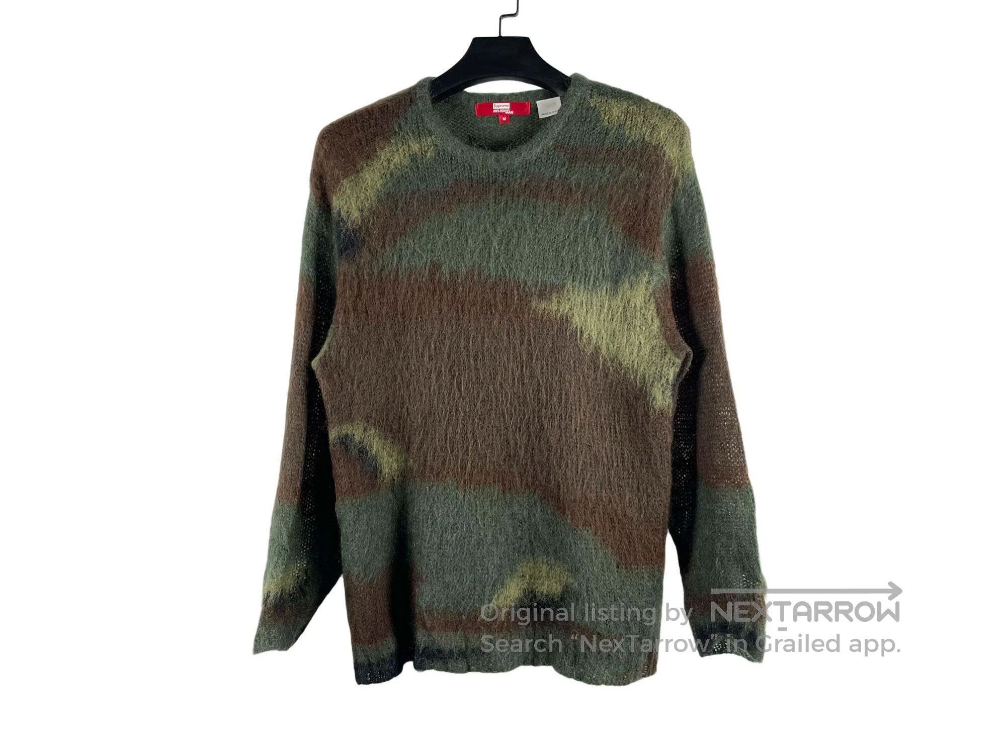 Junya Watanabe Junya Watanabe Camouflage Mohair Sweater Size US M / EU 48-50 / 2 - 1 Thumbnail