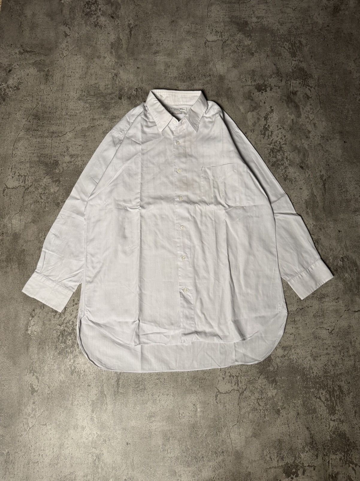 Christian Dior Monsieur VINTAGE CHRISTIAN DIOR MONSIEUR WHITE LONG SHIRT Size US L / EU 52-54 / 3 - 1 Thumbnail