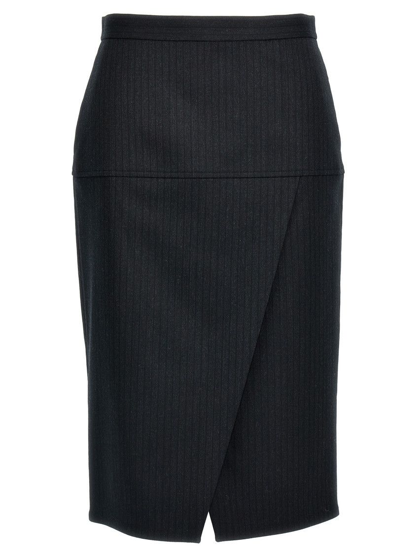 Fendi o1loc1c0426 Skirt in Grey Size 26" / US 2 / IT 38 - 1 Thumbnail