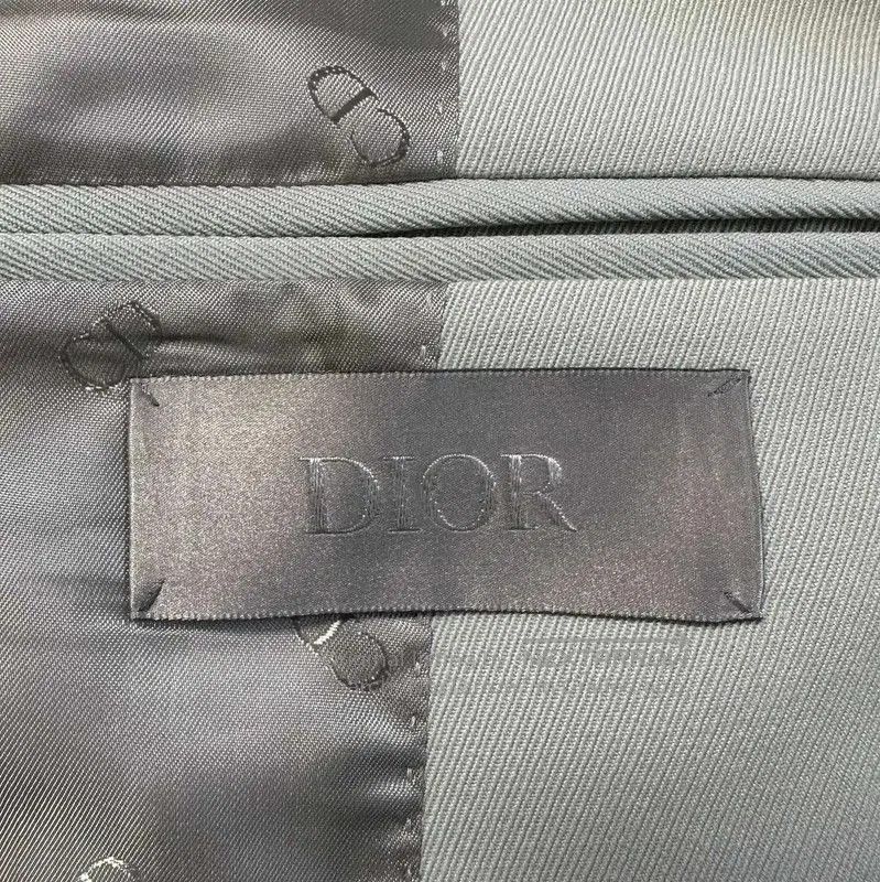 Dior Dior Spring Autumn Lake Blue Wool Long Coat . Size US M / EU 48-50 / 2 - 3 Thumbnail