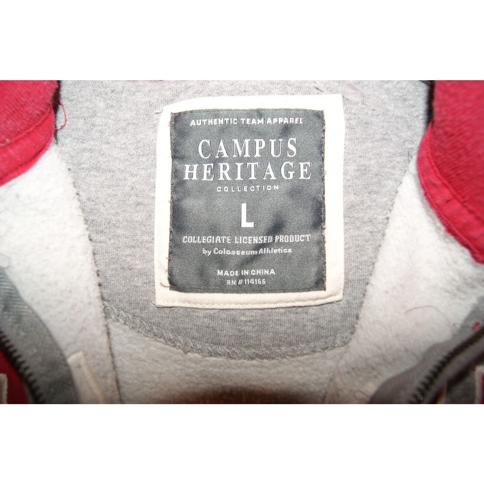 Other Indiana Hoosiers Campus Heritage Men L Sweatshirt Jacket Zip Size US L / EU 52-54 / 3 - 3 Thumbnail