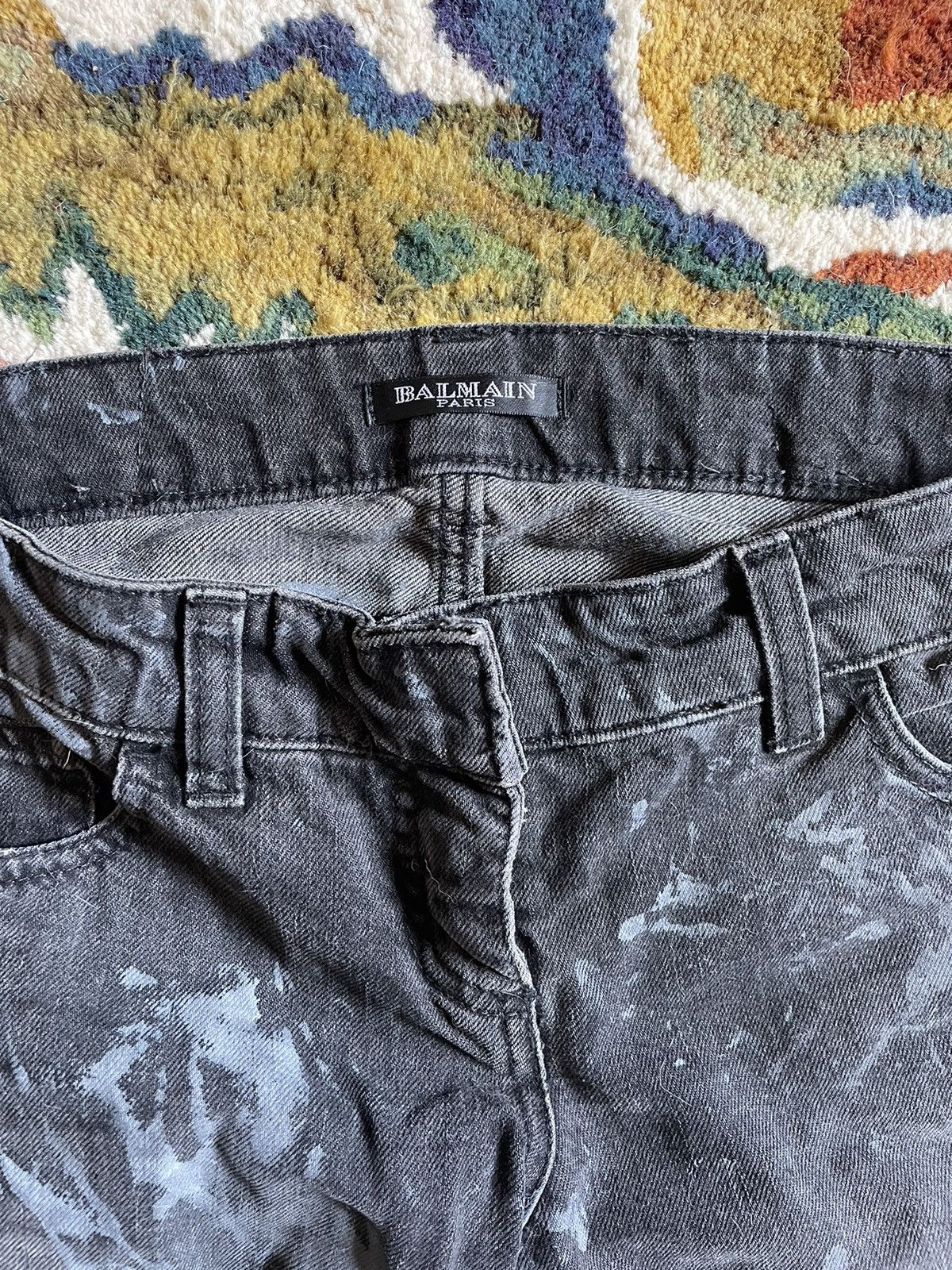 Balmain Balmain AW2009 chainmail biker jeans by Decarnin Size 29" - 9 Thumbnail