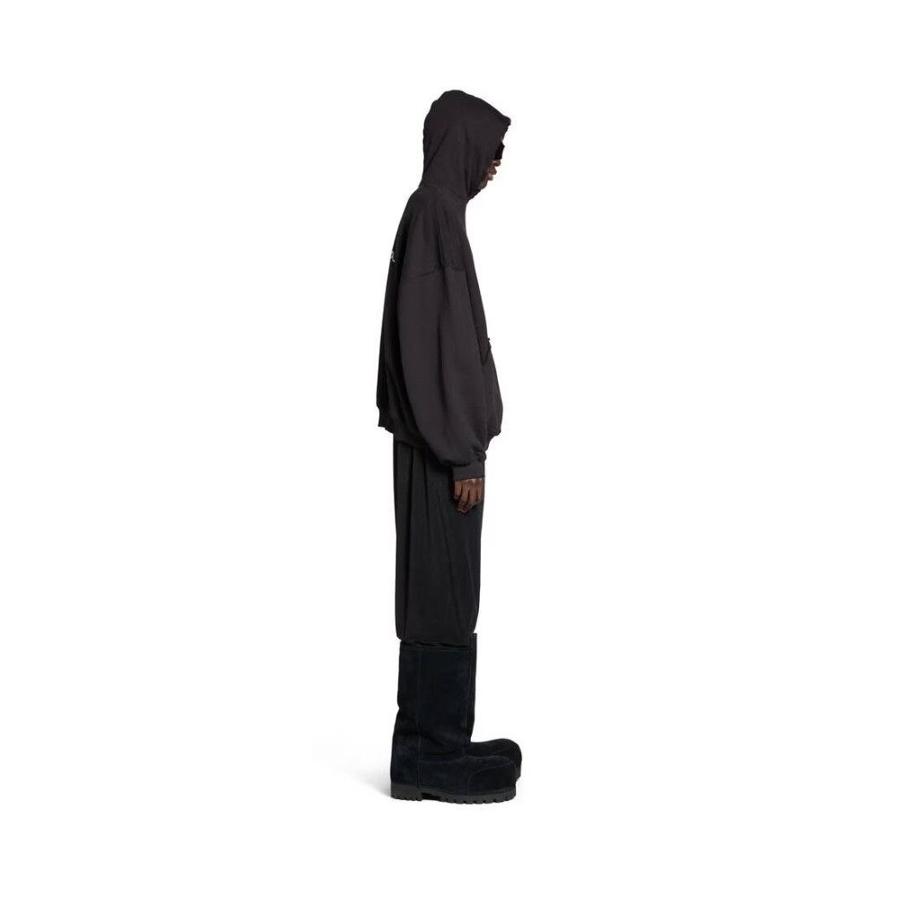 Balenciaga o1tr1nto0725 Lovey Hoodie Oversized in Black Size US S / EU 44-46 / 1 - 4 Thumbnail