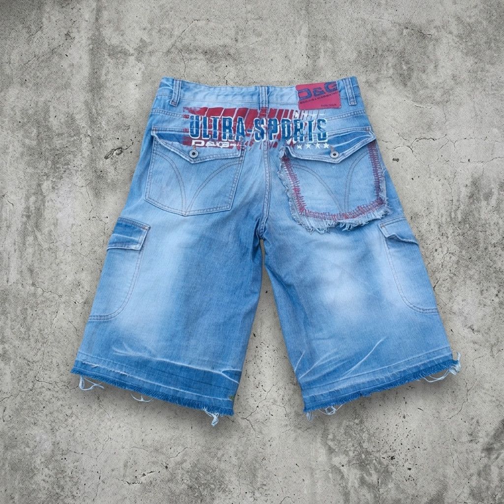 Dolce & Gabbana Archive Dolce & Gabbana Cargo Hybrid Denim Shorts
