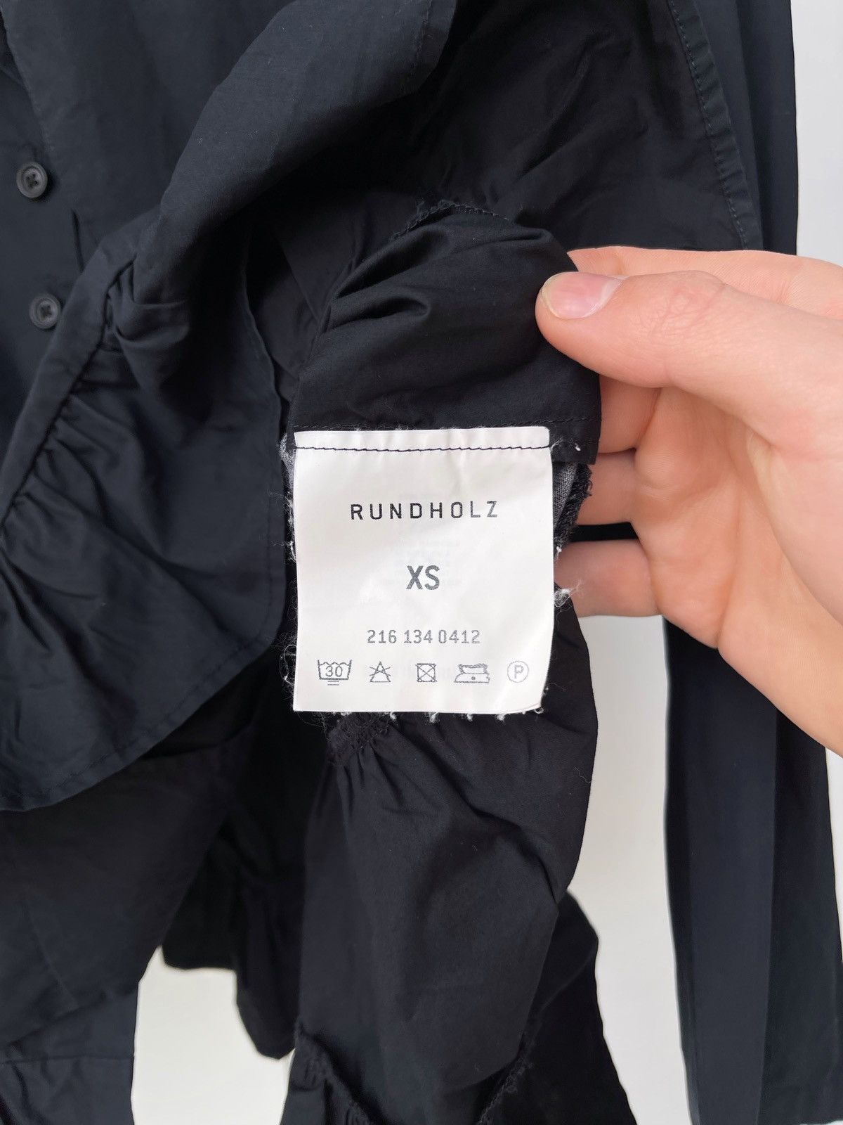 Rundholz RARE GRAIL RUNDHOLZ BLOUSE ARCHIVE Size XS / US 0-2 / IT 36-38 - 7 Thumbnail