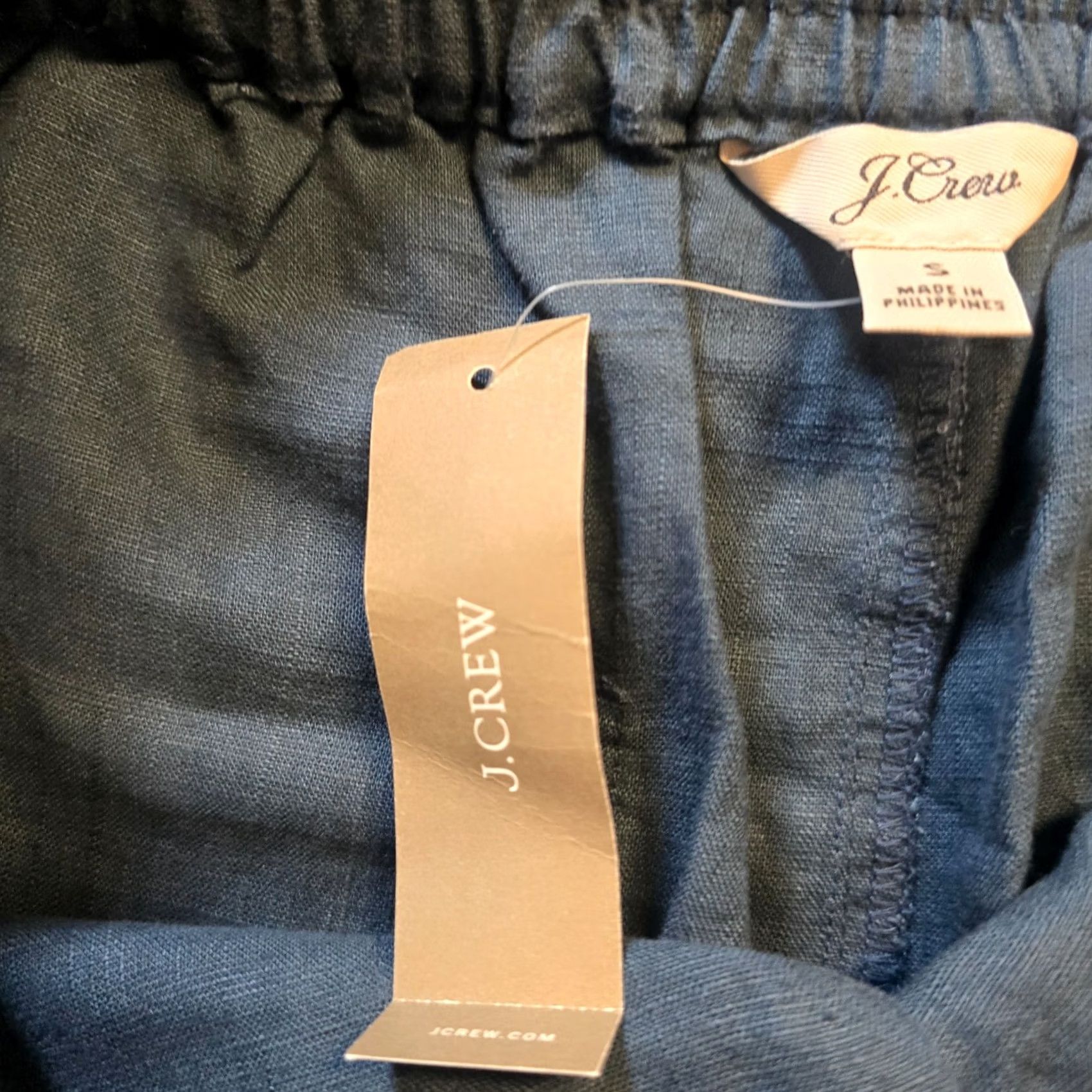 J.Crew J.Crew Pants Casual Linen Blend Tapered Ankle Womens Small Green Pull On Fit Size 28" / US 6 / IT 42 - 5 Thumbnail