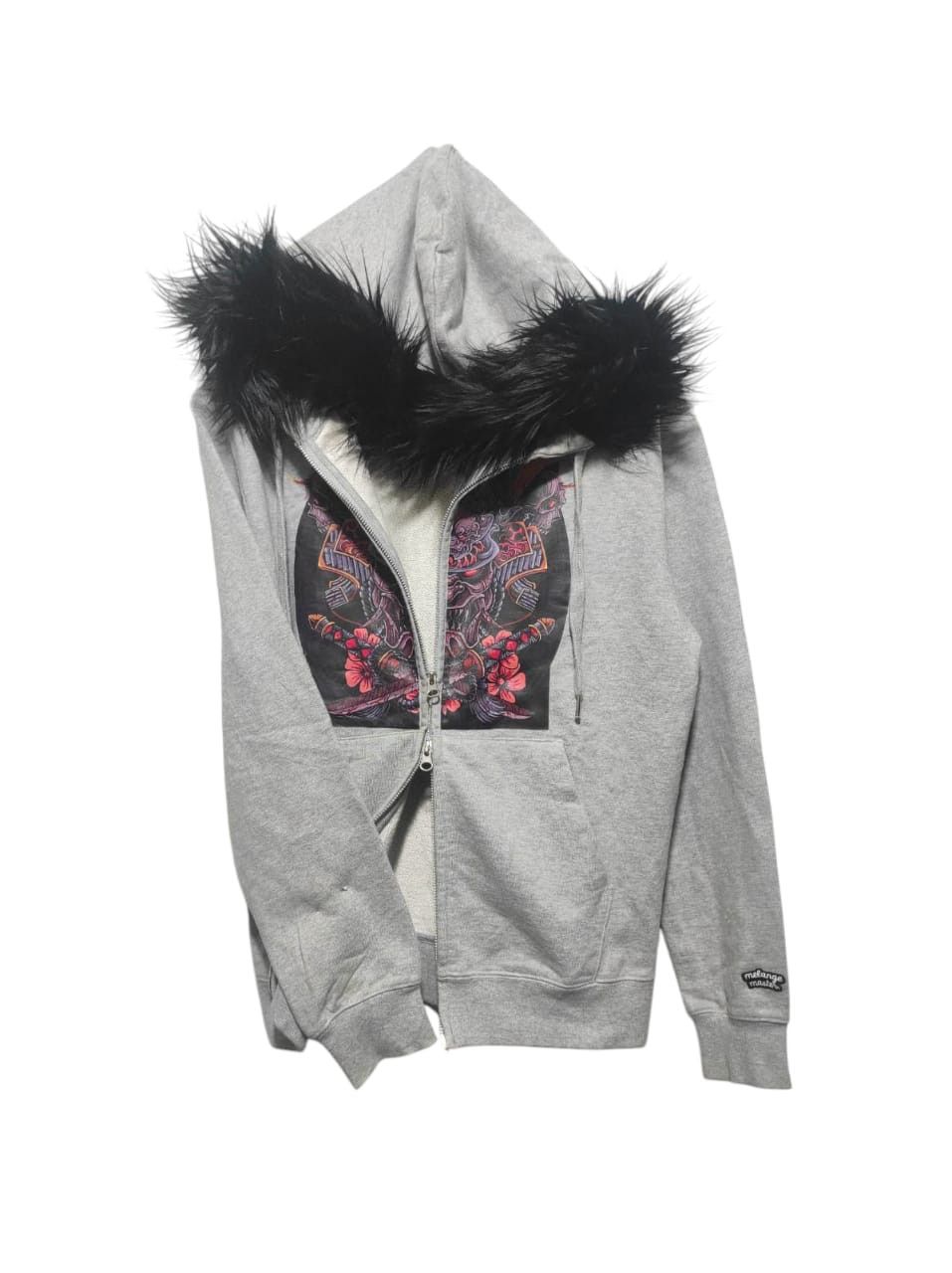 Malange Master Double Zipper Fur Hoodie i6w9 LGB style