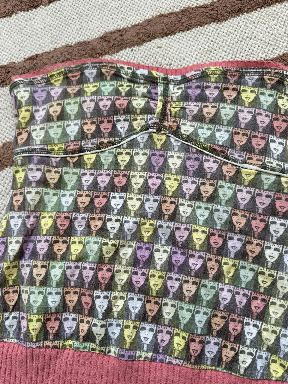 Playboy VINTAGE PLAYBOY BANDO MONOGRAM TANK TOP Size M / US 6-8 / IT 42-44 - 3 Thumbnail