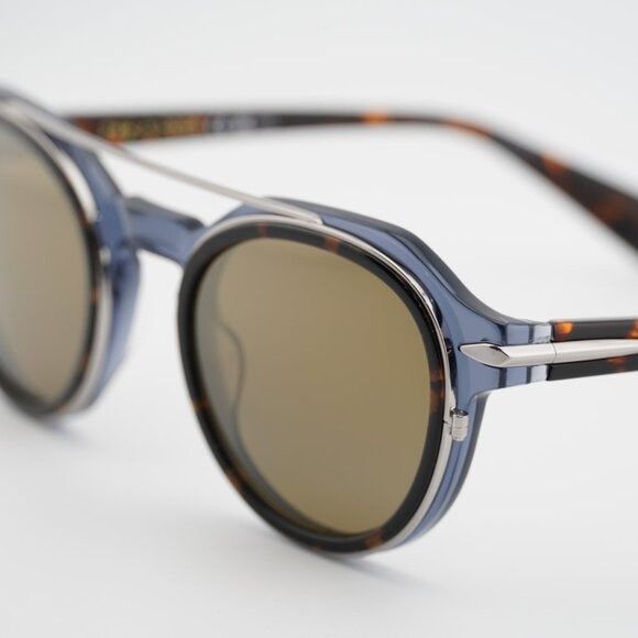 Rag & Bone Rag & Bone RNB6006/S 0IPR VP Sunglasses Blue/Havana Square Size ONE SIZE - 2 Thumbnail