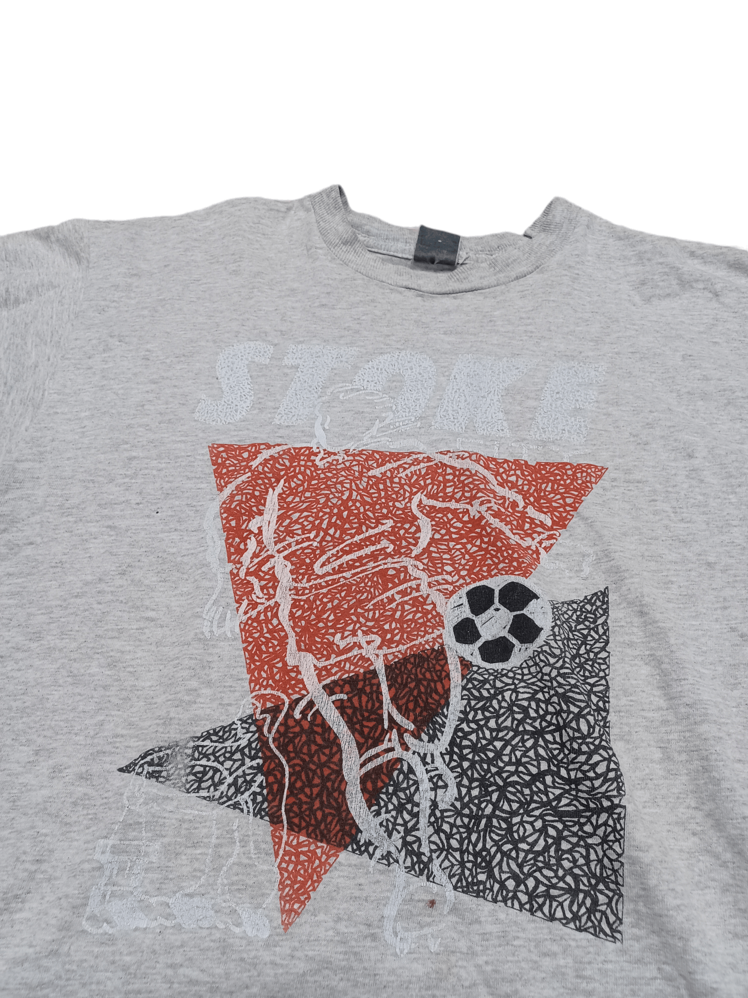 Fruit Of The Loom VINTAGE 90S SCREENSTARS STOKE CITY MERCH TEE Size US L / EU 52-54 / 3 - 3 Thumbnail