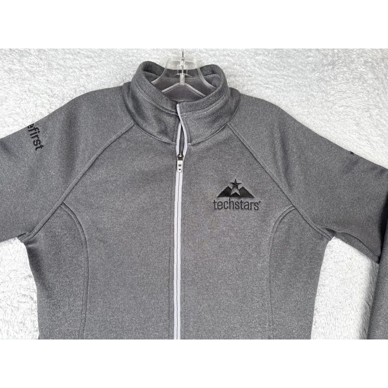 The North Face North Face Jacket Womens Large Gray Techstars Full Zip Fleece Softshell Outdoor Size L / US 10 / IT 46 - 7 Thumbnail