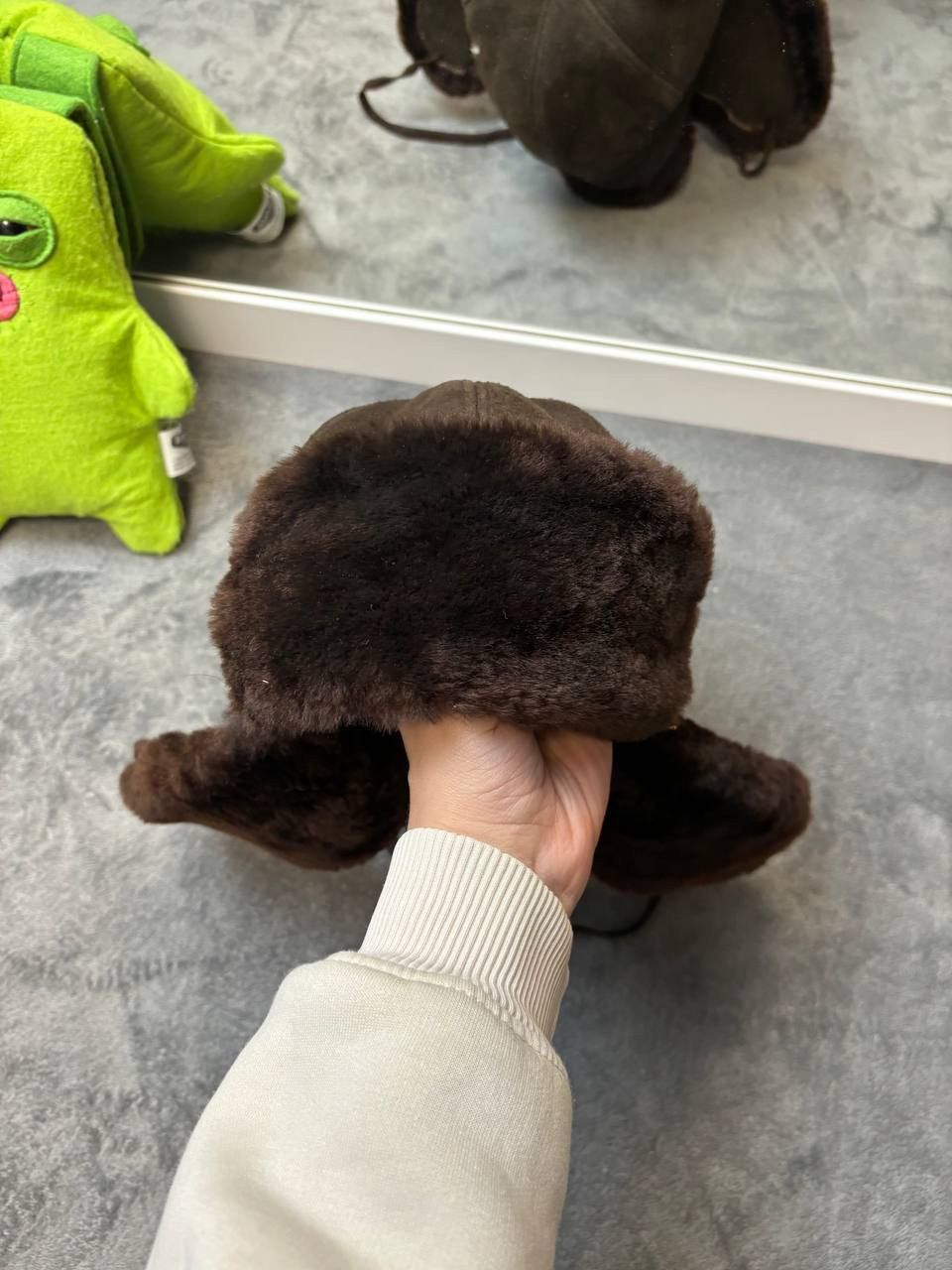 Hysteric Glamour × Vintage Vintage Y2K Japanese brand Ushanka Active sued opium fur Size ONE SIZE - 2 Thumbnail