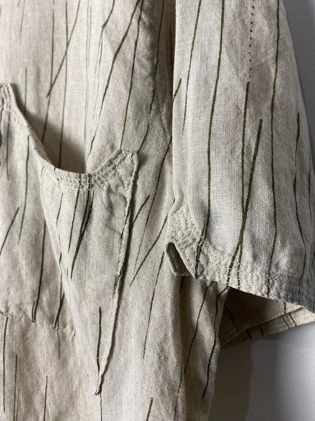 Kapital Kapital French Cloth Linen Rainwabash Discharge Aloha Shirt Size US XL / EU 56 / 4 - 3 Thumbnail