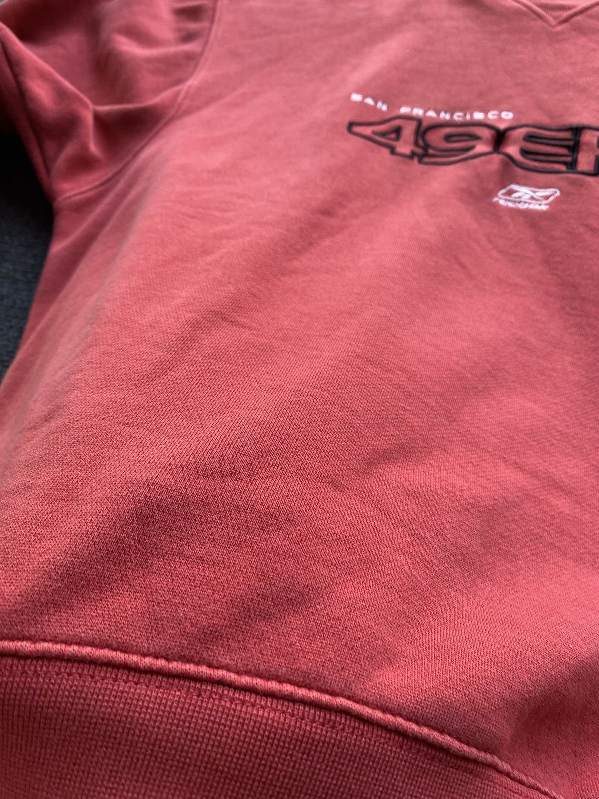 Reebok 🔥Reebok 49ers San Francisco Red Sweatshirt Size US M / EU 48-50 / 2 - 22 Thumbnail