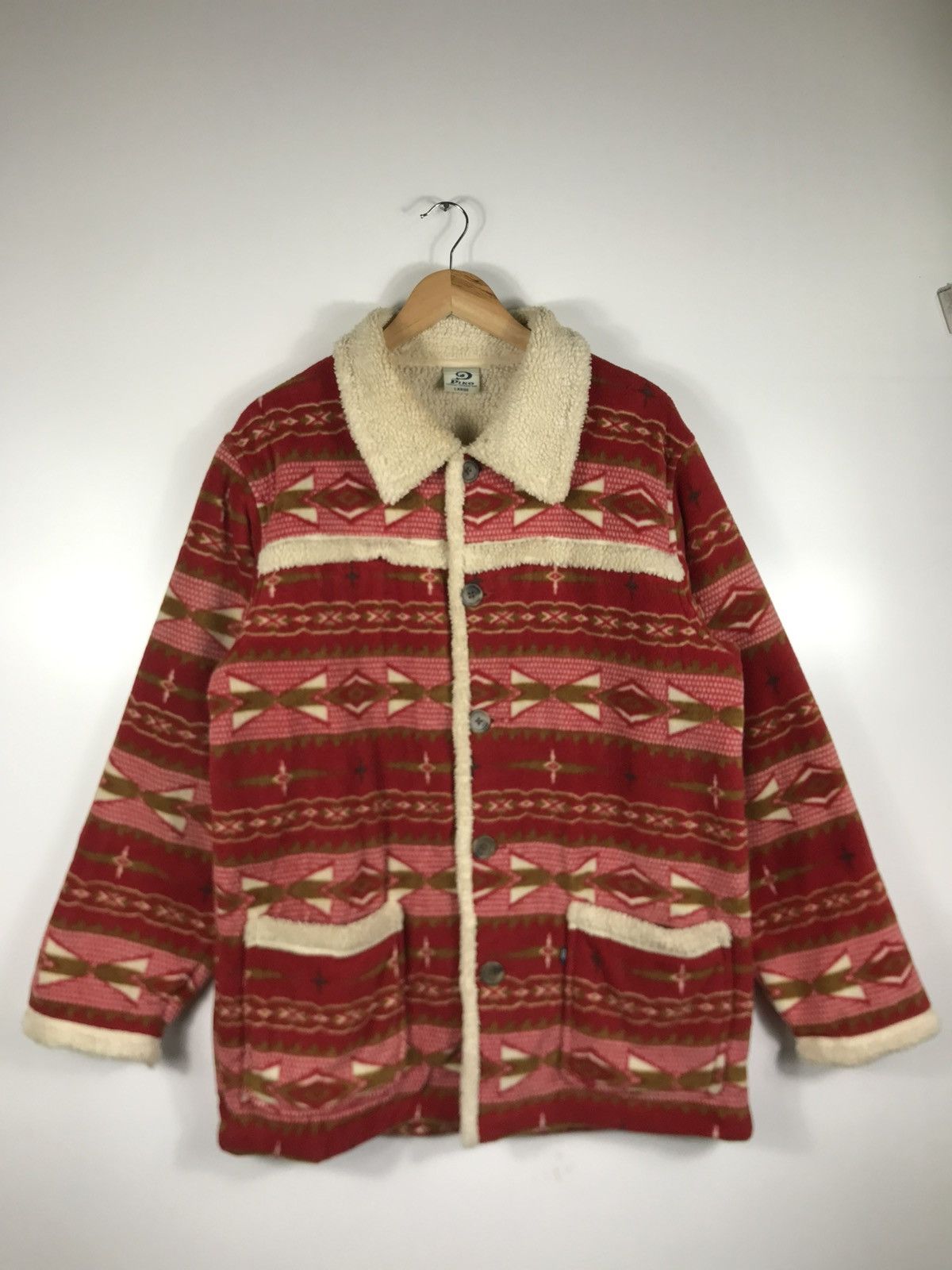 ⚡️Vintage Piko Hawaiian Navajo Sherpa Button Jacket