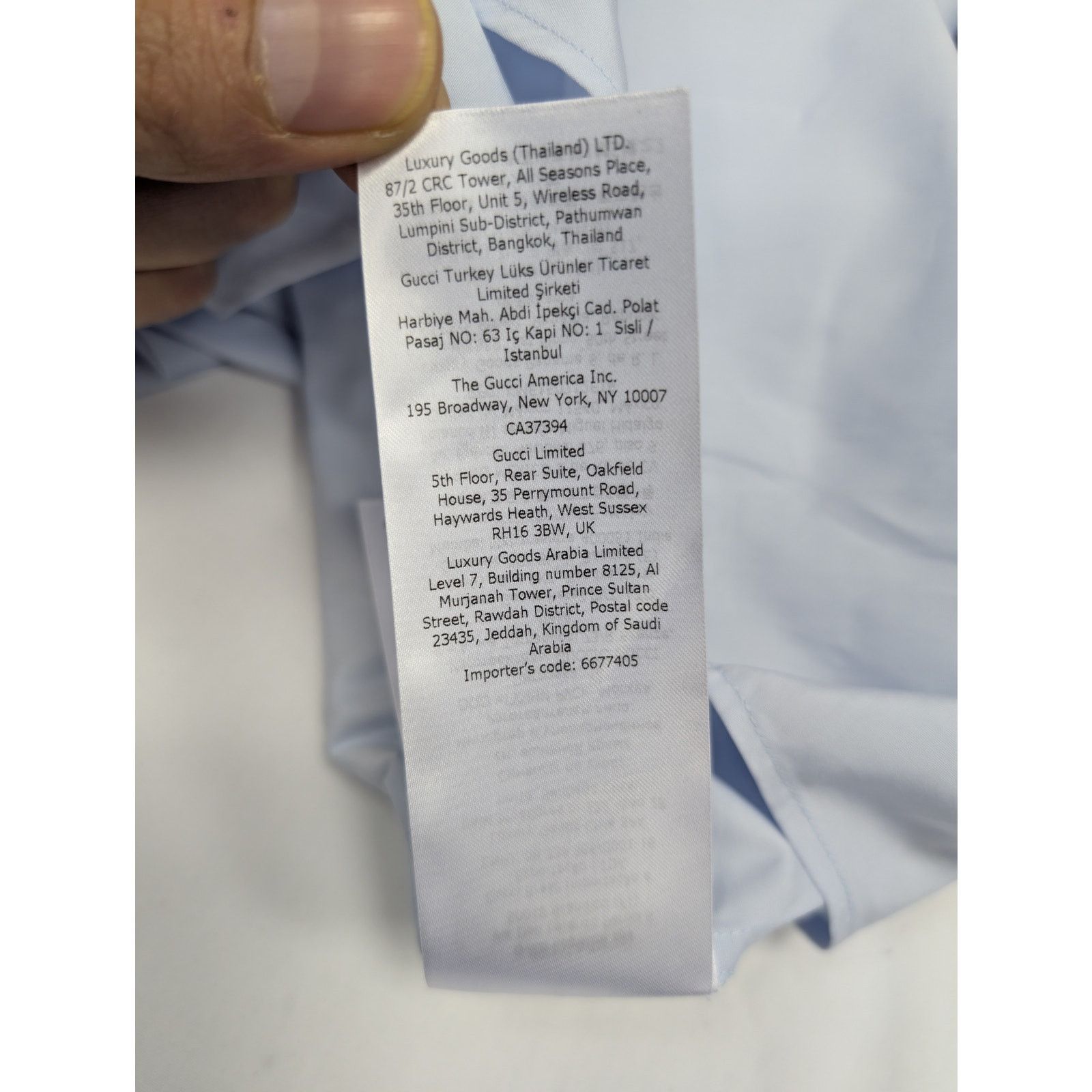 Gucci o1rshd1 Piece Dyed Popeline Boxy Shirt Size US L / EU 52-54 / 3 - 22 Thumbnail