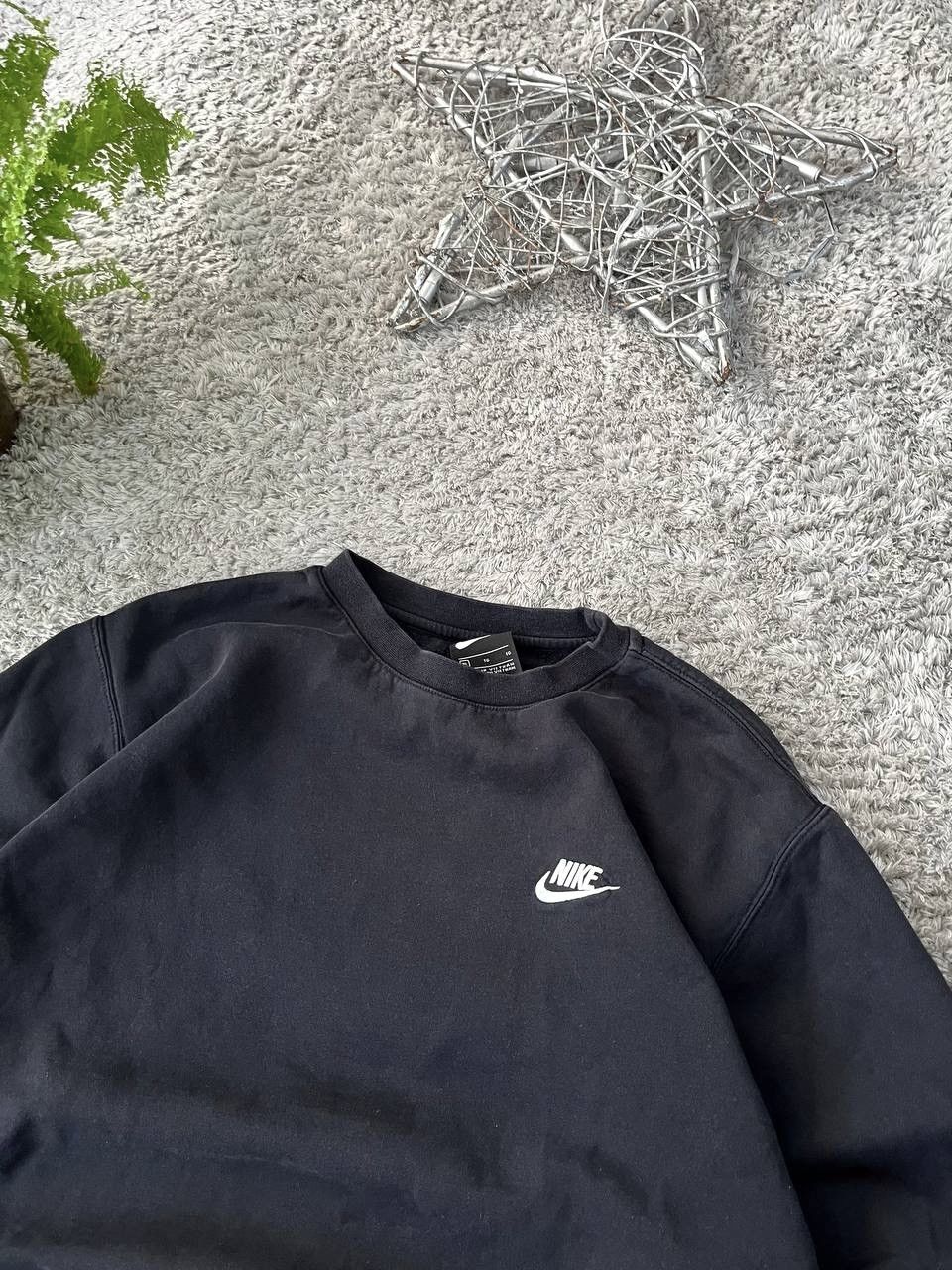 Nike × Vintage 00s Nike Sweatshirt Streetwear Vintage Basic Logo Swoosh Size US XL / EU 56 / 4 - 3 Thumbnail