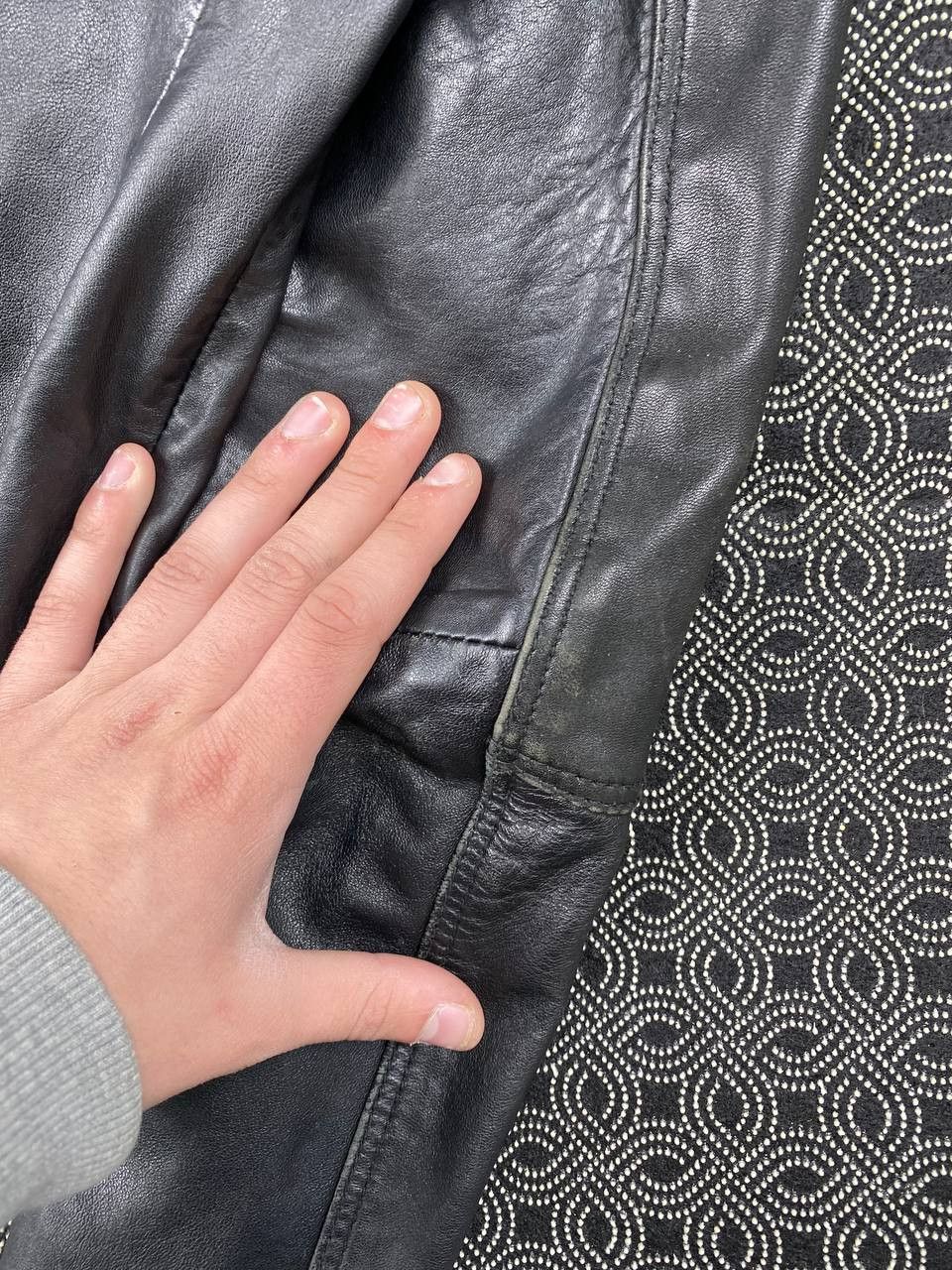 Allsaints AllSaints Belvedere Biker Leather Jacket Size XS / US 0-2 / IT 36-38 - 15 Thumbnail