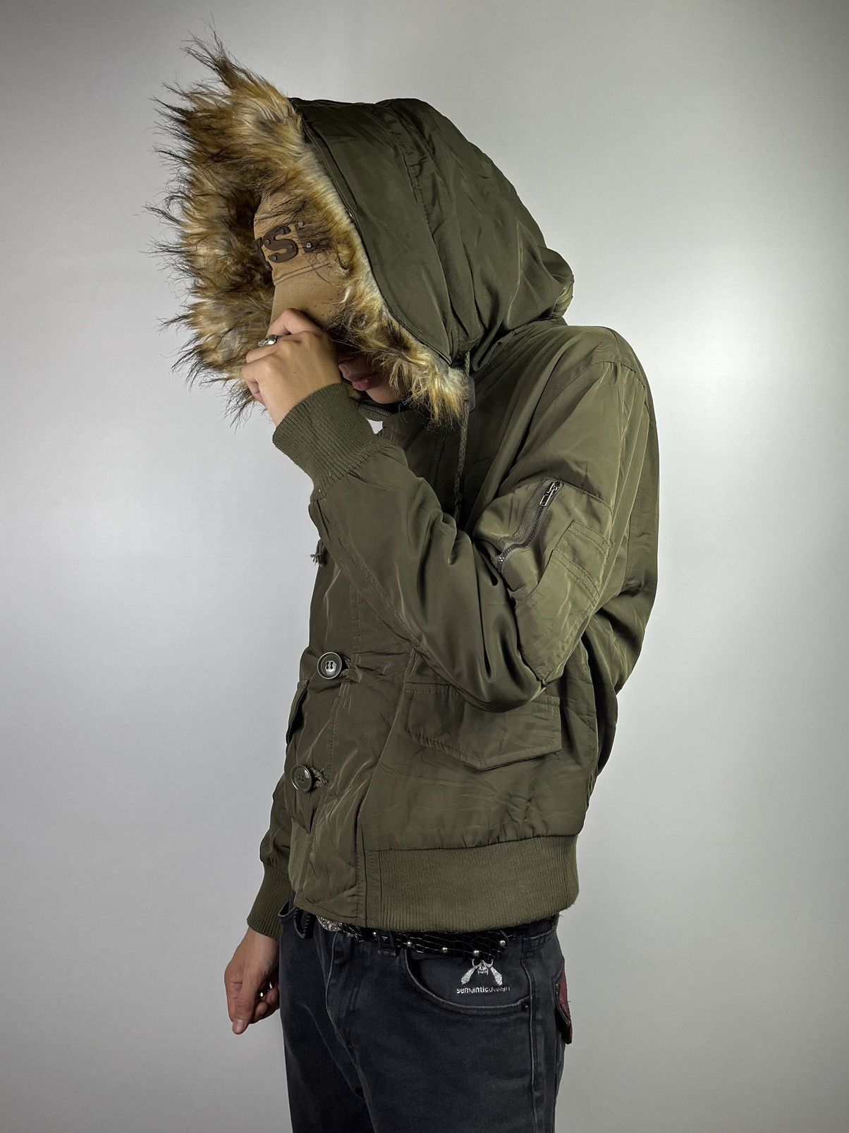 Le Grande Bleu (L.G.B.) Fur jacket winter sesh bliatorm japan ifsixwasnine lgb style Size US M / EU 48-50 / 2 - 1 Thumbnail