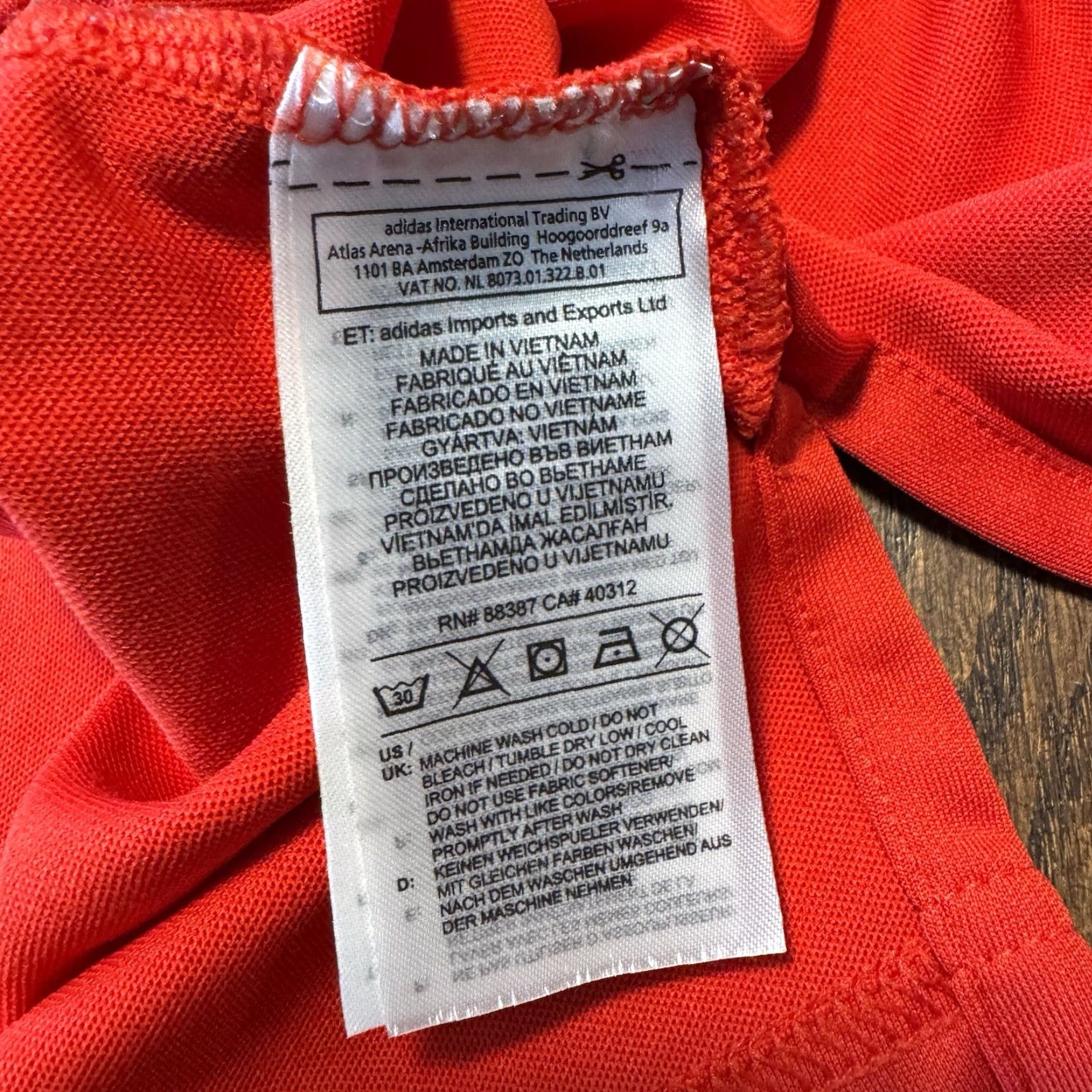 Adidas Adidas Golf Polo Mens Large USA Red Size US L / EU 52-54 / 3 - 7 Thumbnail