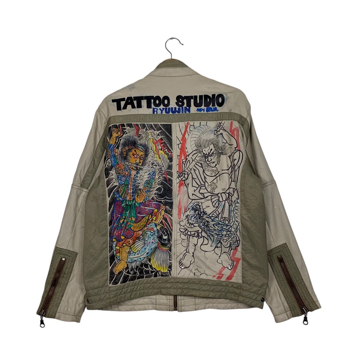 Japanese Brand Japanese Brand G-Stage Custom Art Tattoo Studio Biker Jacket Size US M / EU 48-50 / 2 - 1 Thumbnail