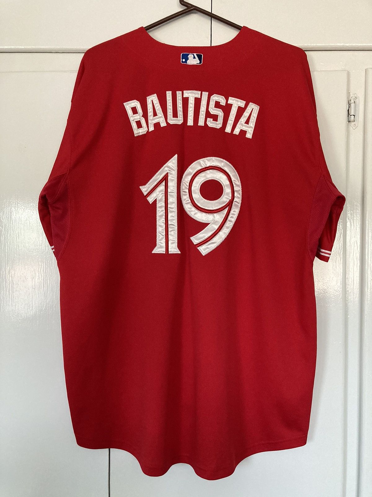 MLB MAJESTIC TORONTO BLUE JAYS BAUTISTA JERSEY CANADA DAY MLB 54 Size US XL / EU 56 / 4 - 2 Thumbnail