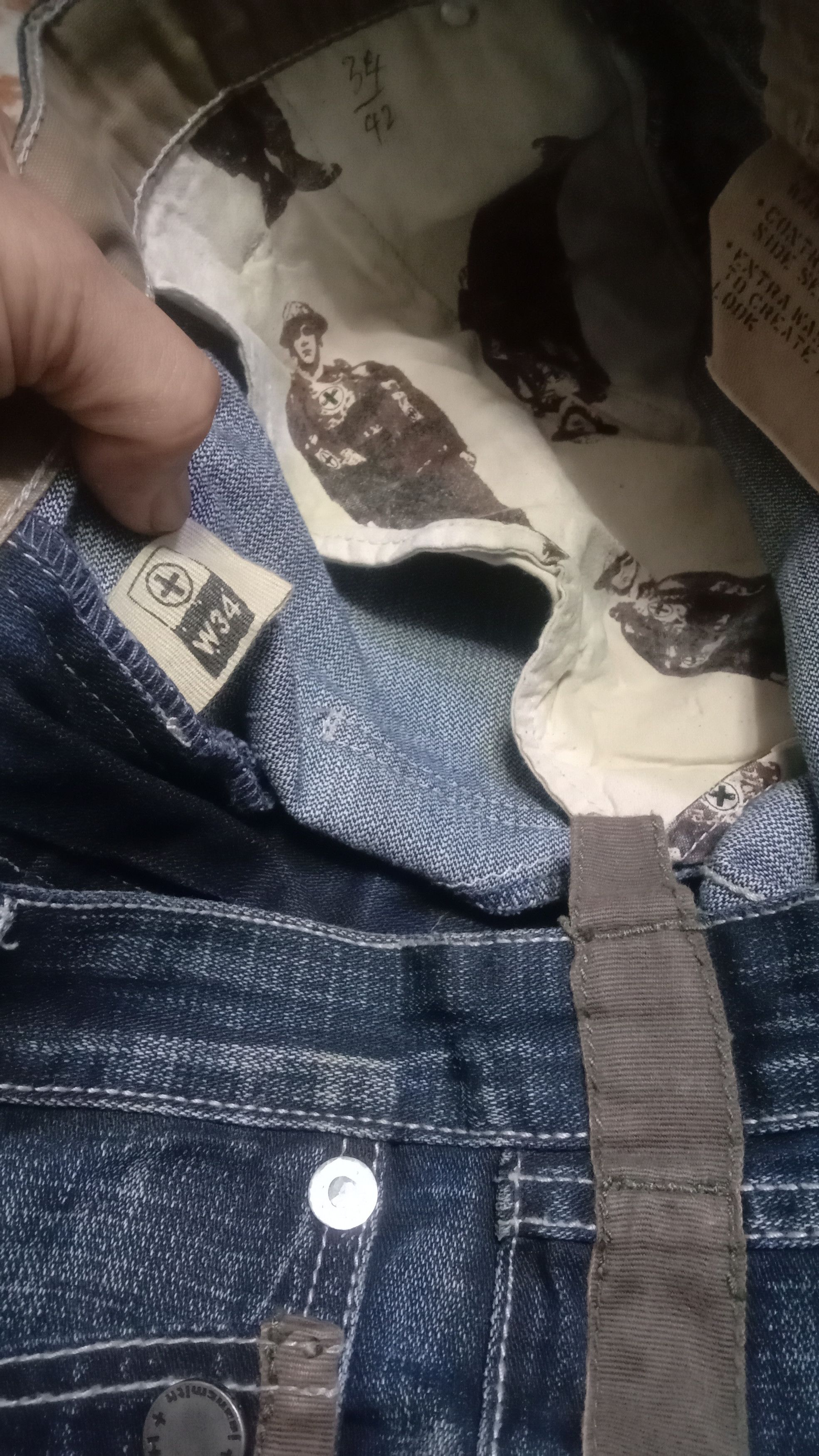 Designer tough Jeans smith Size US 34 / EU 50 - 8 Thumbnail