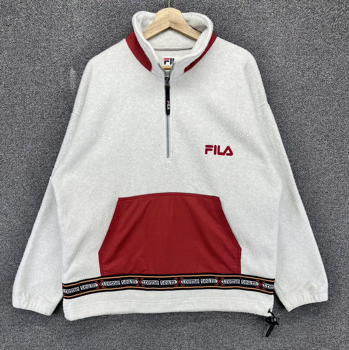 Vintage Fila Extreme Team Deep Pile Fleece Sweatshirt