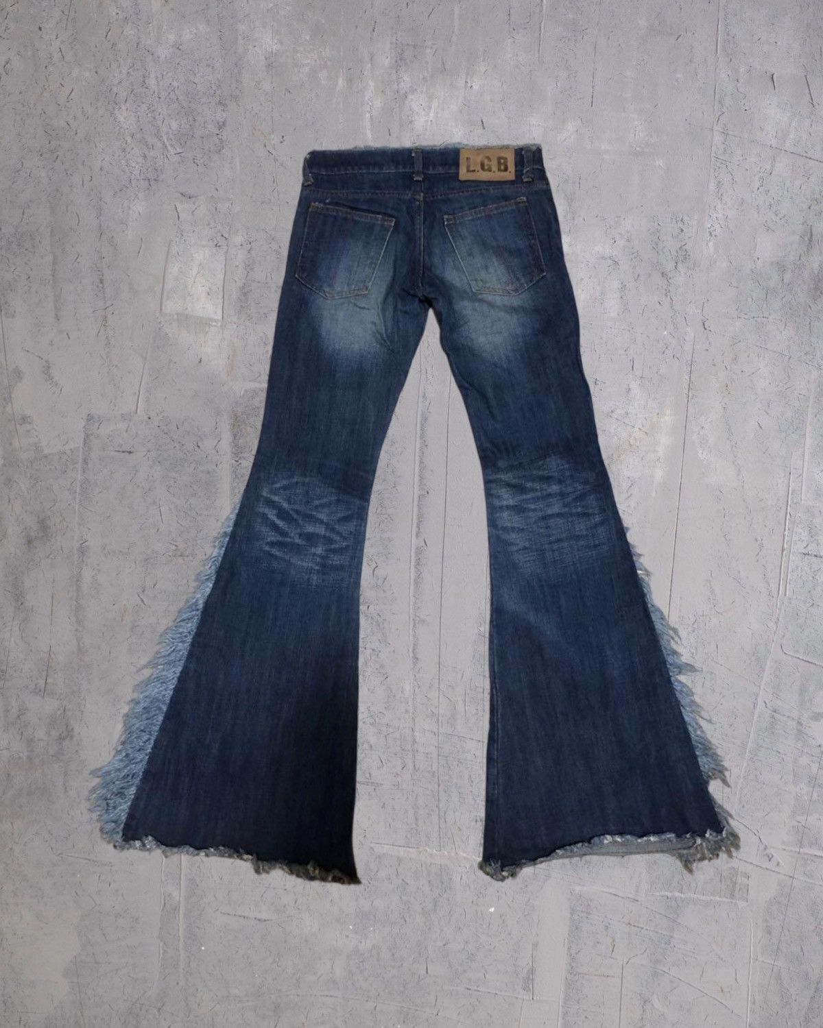 If Six Was Nine × Japanese Brand × Le Grande Bleu (L.G.B.) L.G.B🇯🇵 flare fringe denim Size US 30 / EU 46 - 2 Thumbnail