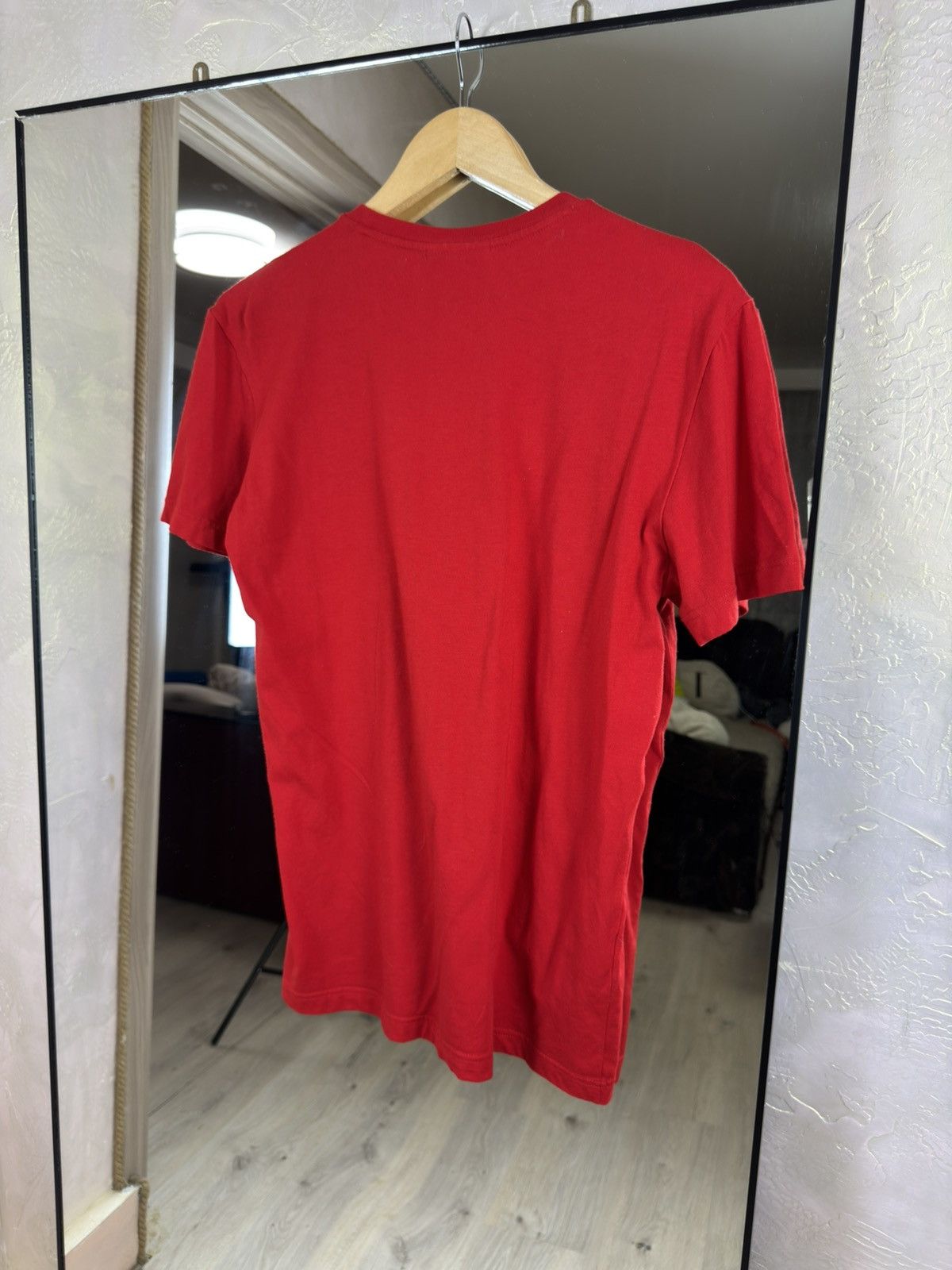 Lacoste Lacoste Red Pima Cotton Regular Fit T-Shirt Size US S / EU 44-46 / 1 - 6 Thumbnail