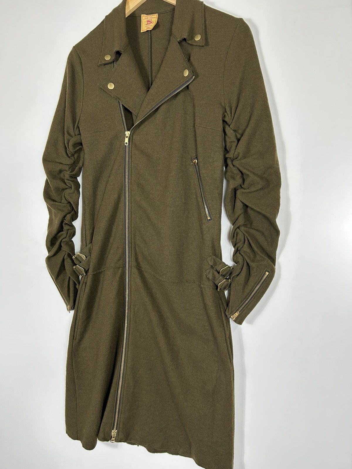 Japanese Brand 🔥Rare Jelly Garcia Japan Wool Double Collar Long Jacket Size S / US 4 / IT 40 - 4 Thumbnail