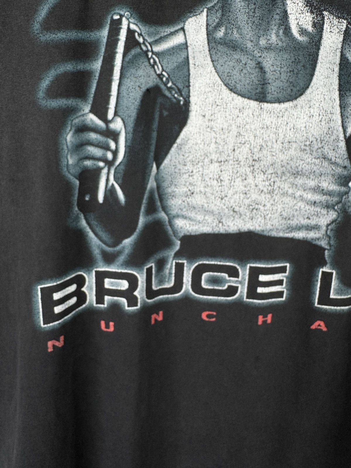 Vintage Vintage Bruce Lee Nunchaku The Dragon Tee Size XL Size US XL / EU 56 / 4 - 9 Thumbnail