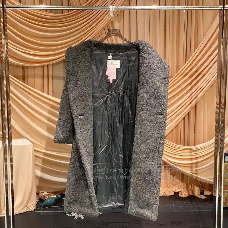 Max Mara MaxMara Gray Wool Women's Coat . Size S / US 4 / IT 40 - 5 Thumbnail