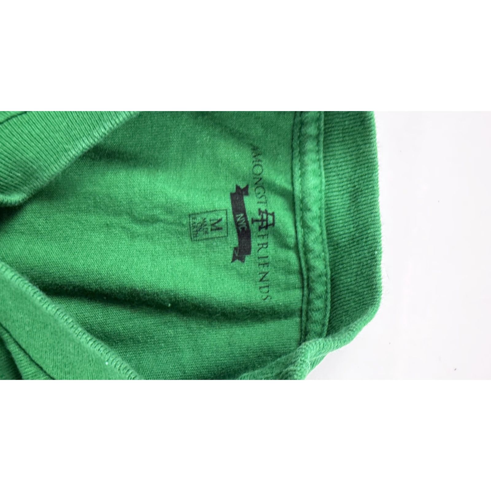 Vintage Amongst Friends Shirt Mens Medium Green Graphic Print Streetwear VW Bus Size US M / EU 48-50 / 2 - 3 Thumbnail