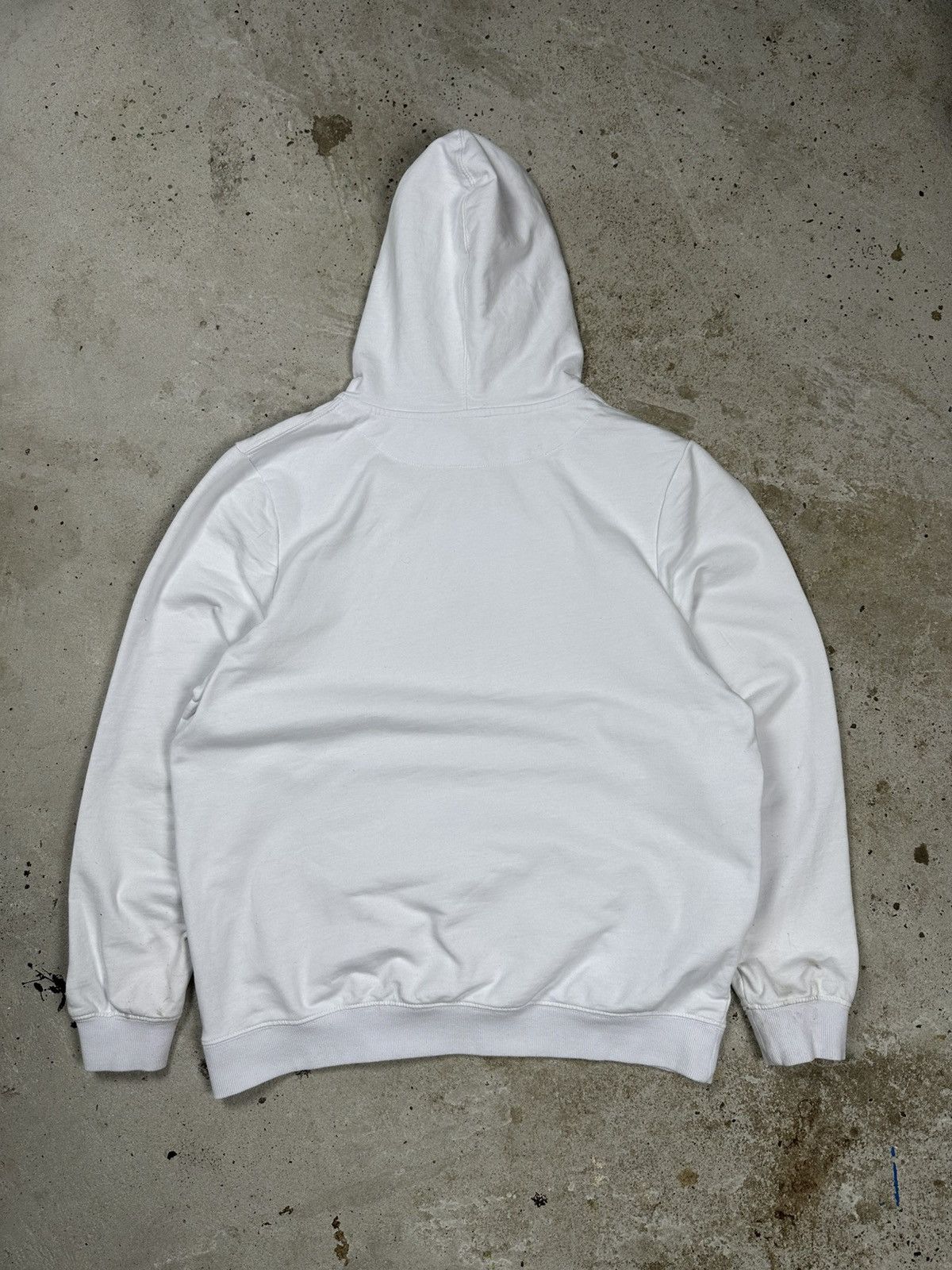 Marlboro Vintage Y2K Marlboro Big Logo White Hoodie Sweatshirt Size US L / EU 52-54 / 3 - 2 Thumbnail