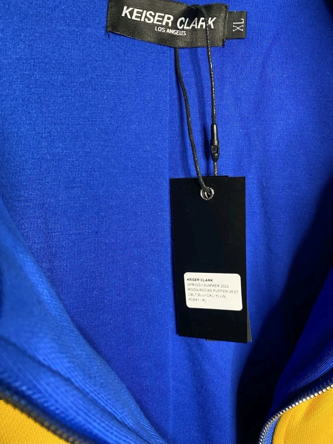 Keiser Clark keiser clark moon rocks Blue Yellow puffer Full Zip Size XL Size US XL / EU 56 / 4 - 4 Thumbnail