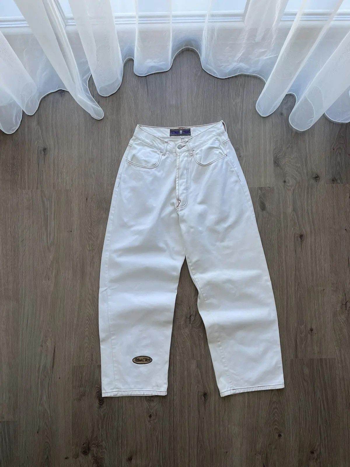 Japanese Brand × Vintage Vintage Rap White Preeman T Purter Pants Size US 30 / EU 46 - 3 Thumbnail