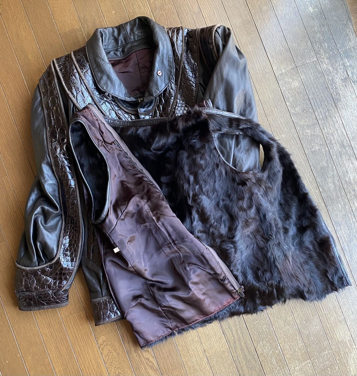 Other Vintage Serge Miko (Paris) leather jacket Size M / US 6-8 / IT 42-44 - 10 Thumbnail