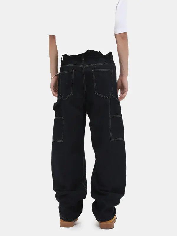 Jean Street cleanfit stitching multi-pocket casual workwear jeans Size US 32 / EU 48 - 5 Thumbnail
