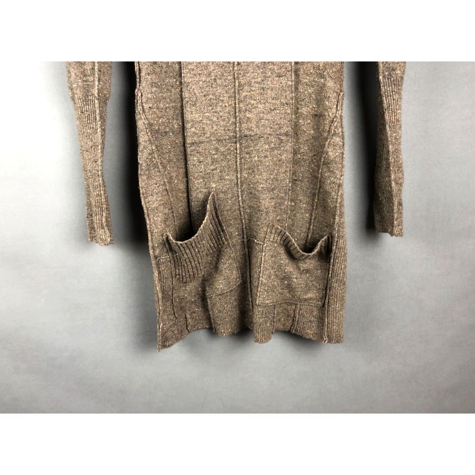 Allsaints AllSaints Pavo Dress Wool Brown Women Size 10 Size L / US 10 / IT 46 - 5 Thumbnail