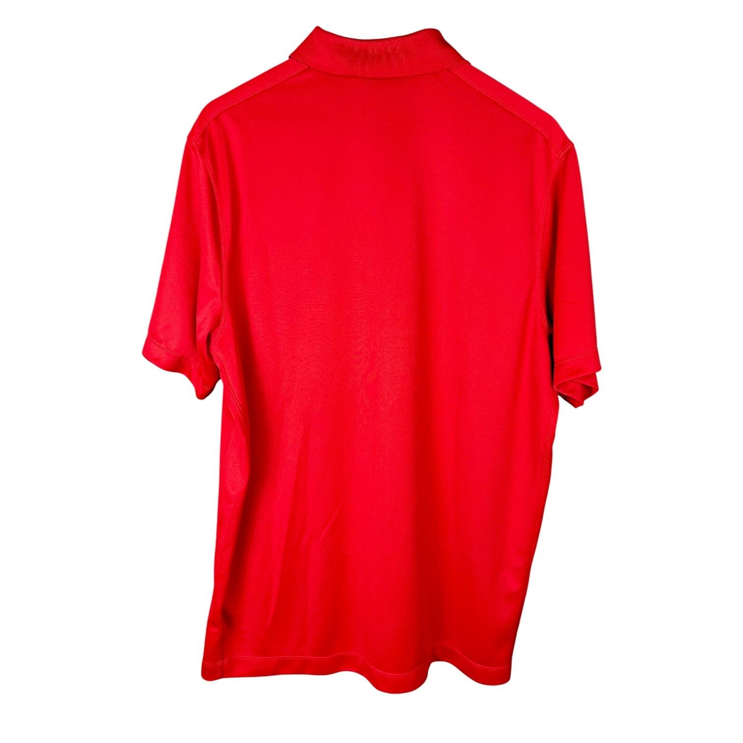 Nike Men's Nike Golf Red Dri-Fit Swoosh Logo Polo - Size XL Size US XL / EU 56 / 4 - 2 Thumbnail
