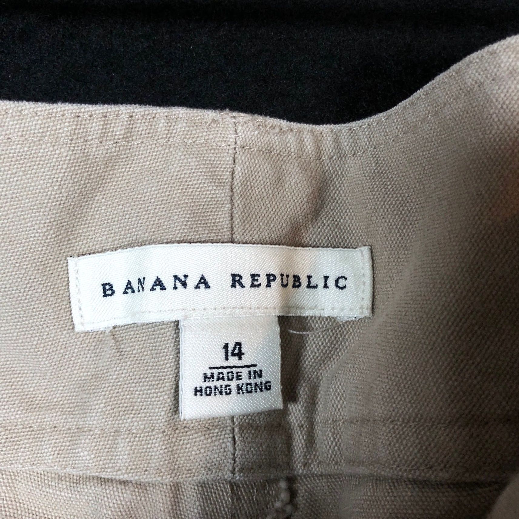 Banana Republic Banana Republic Womens Pants Tan Mid Rise Cargo Capris 100% Cotton 14 Capris Pants Women's Casual Workwear 14 Size 36" / US 14 / IT 50 - 5 Thumbnail