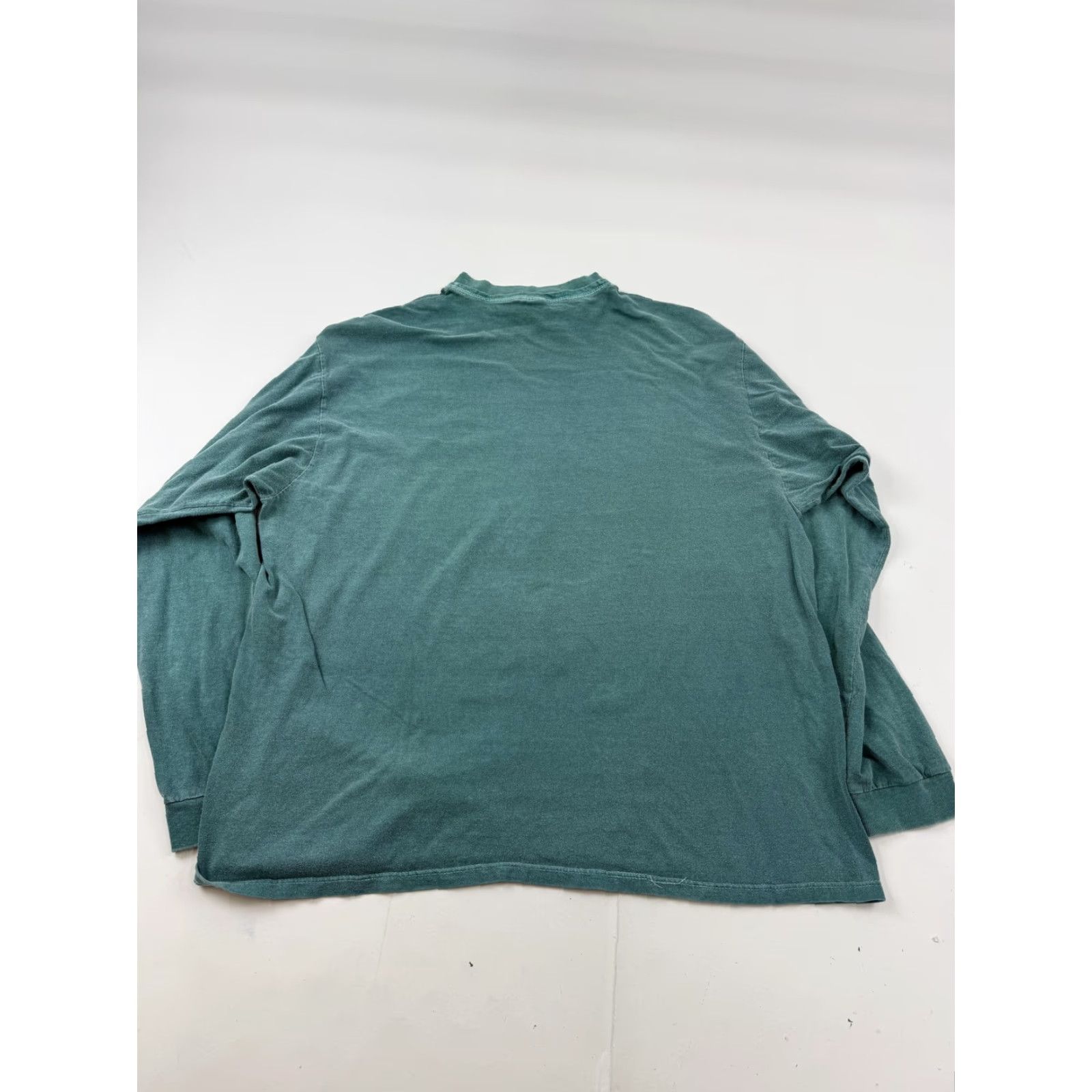Vintage VINTAGE Rush Shirt Mens XL Green Long Sleeve Crewneck 100% Cotton Made USA Size US XL / EU 56 / 4 - 7 Thumbnail