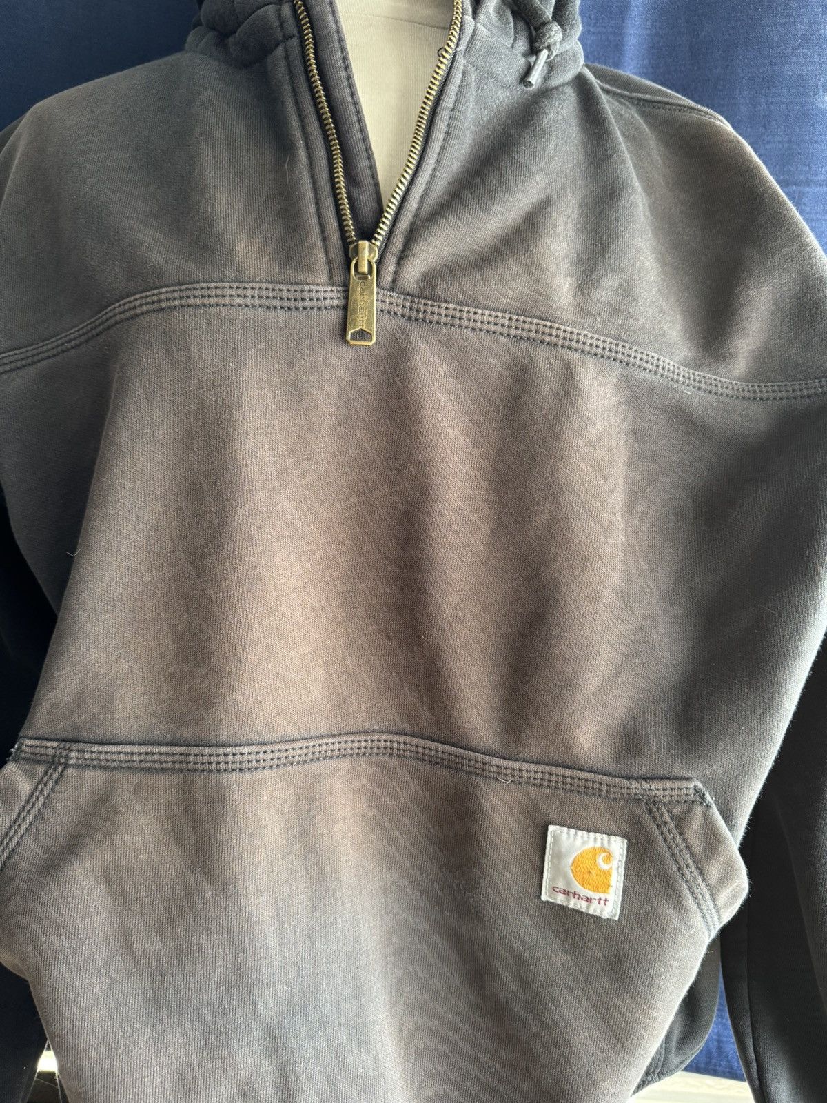 Carhartt × Vintage Sunfaded Carhartt Rain Defender Hoodie Size US L / EU 52-54 / 3 - 2 Thumbnail