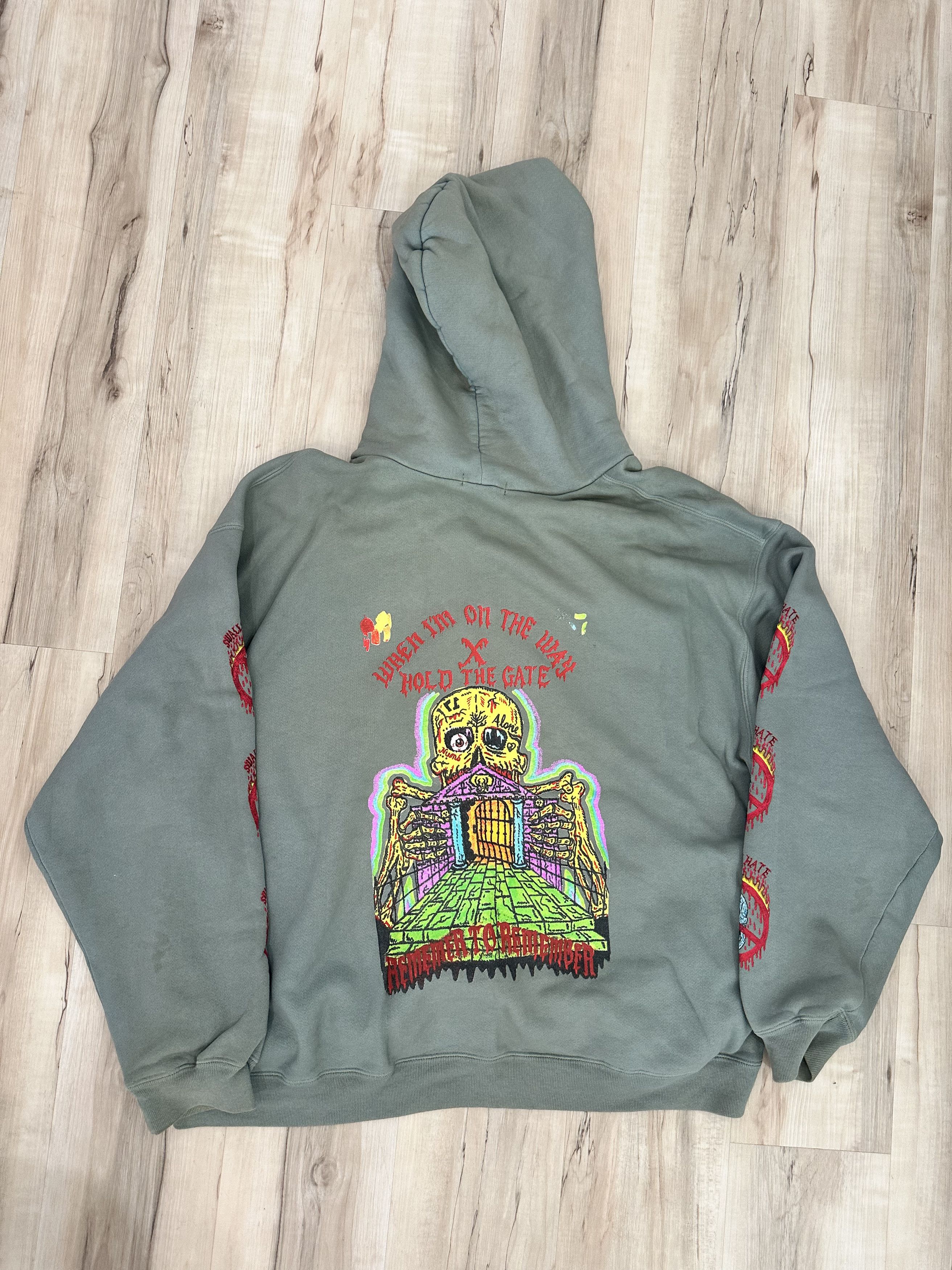 Kanye West Kanye West YZY 6 × XXXTentacion "Hold The Gate" Hoodie XL Size US XL / EU 56 / 4 - 3 Thumbnail
