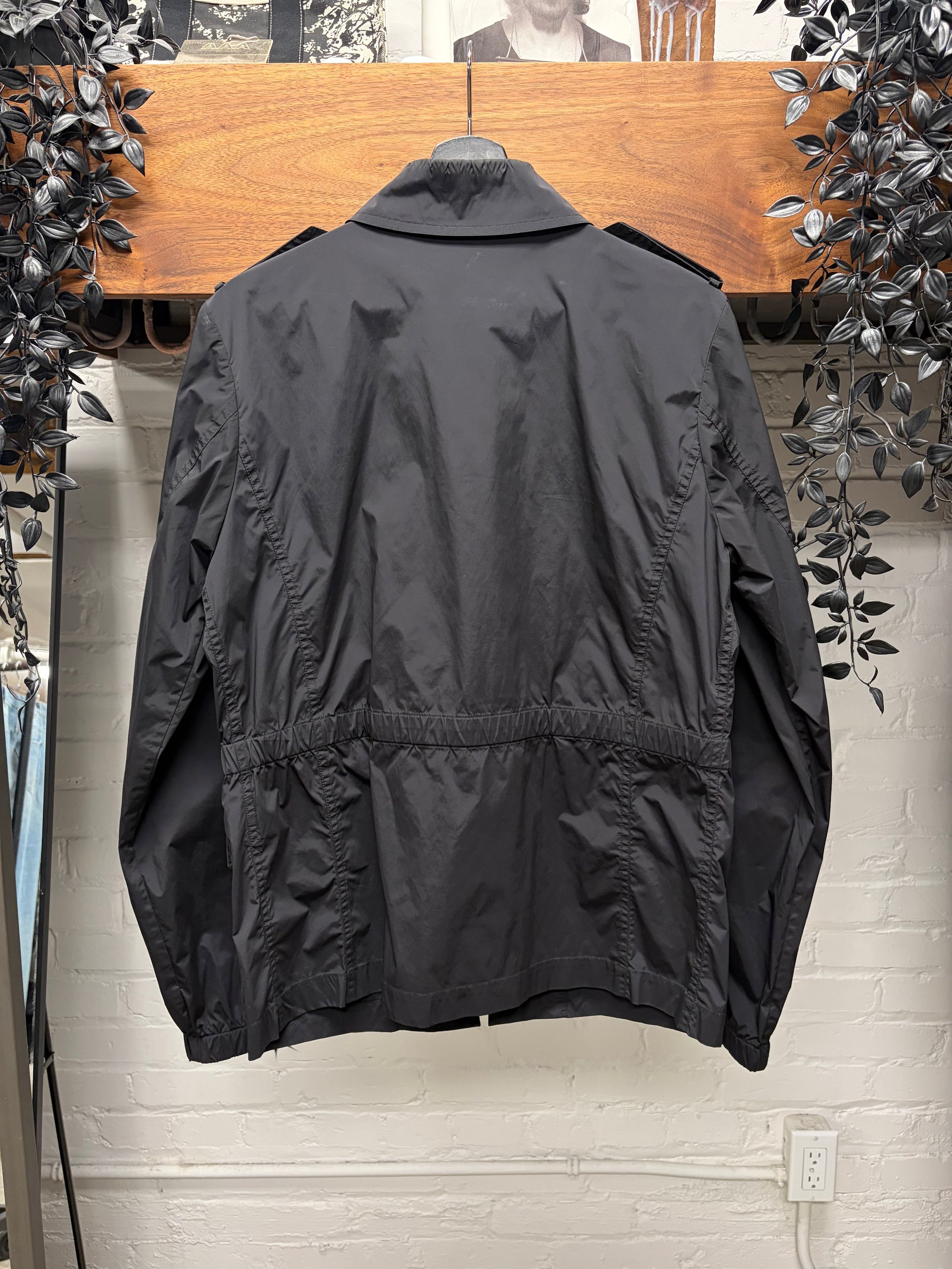 Gucci 2000s Gucci Nylon Shell Black Military ‘Field Jacket’ Size US M / EU 48-50 / 2 - 4 Thumbnail